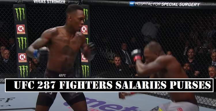 UFC 287 Salaries Purses