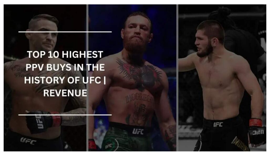 UFC Highest PPV Buys