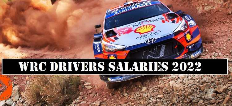 WRC Rally Drivers Salaries